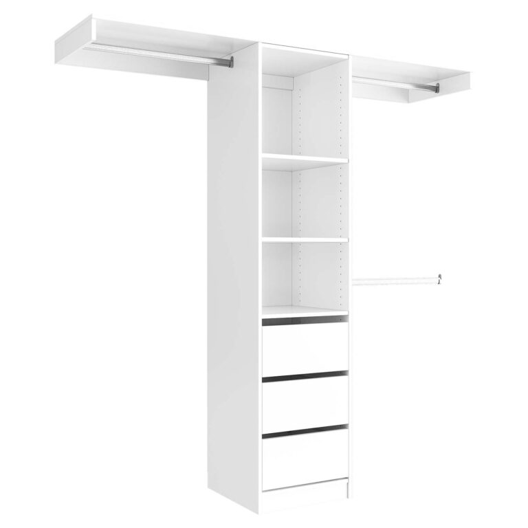 Lugna Built-In Package 4 to suit 1800 to 2100mm wardrobe space